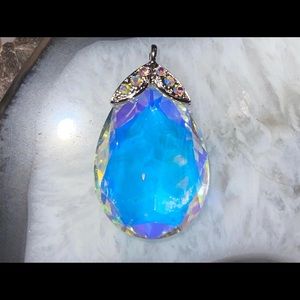 Vintage Swarovski Crystal Pendant - handmade
